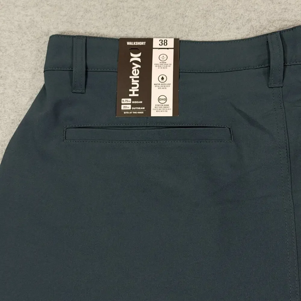 Hurley All Terrain Hybrid Walk Shorts Dark Slate Blue 38x9.75